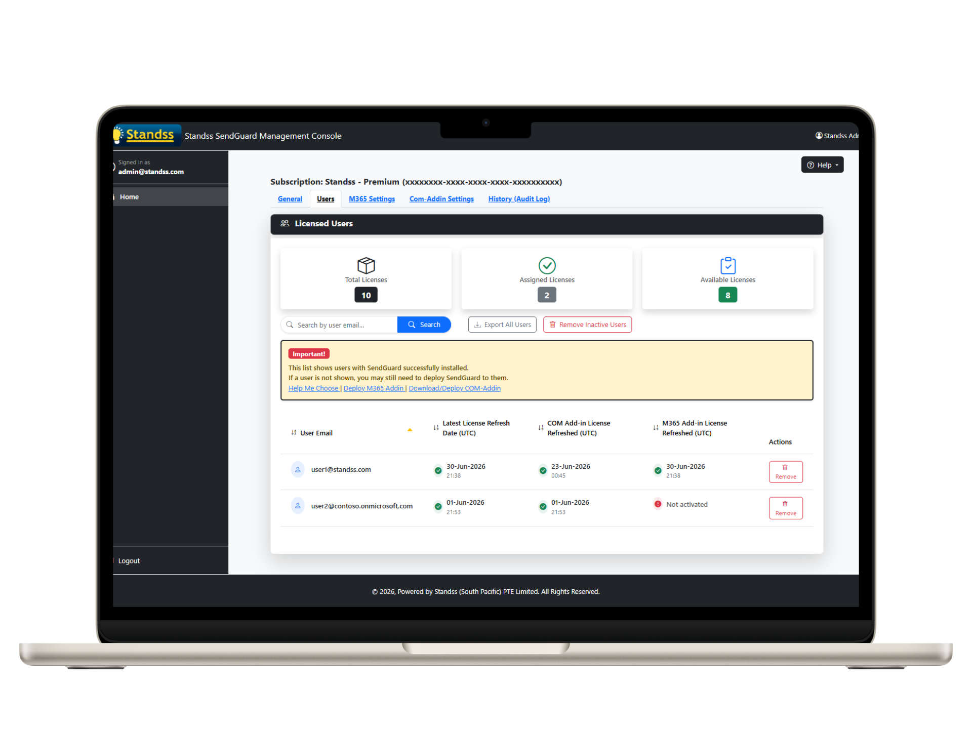 License Management System